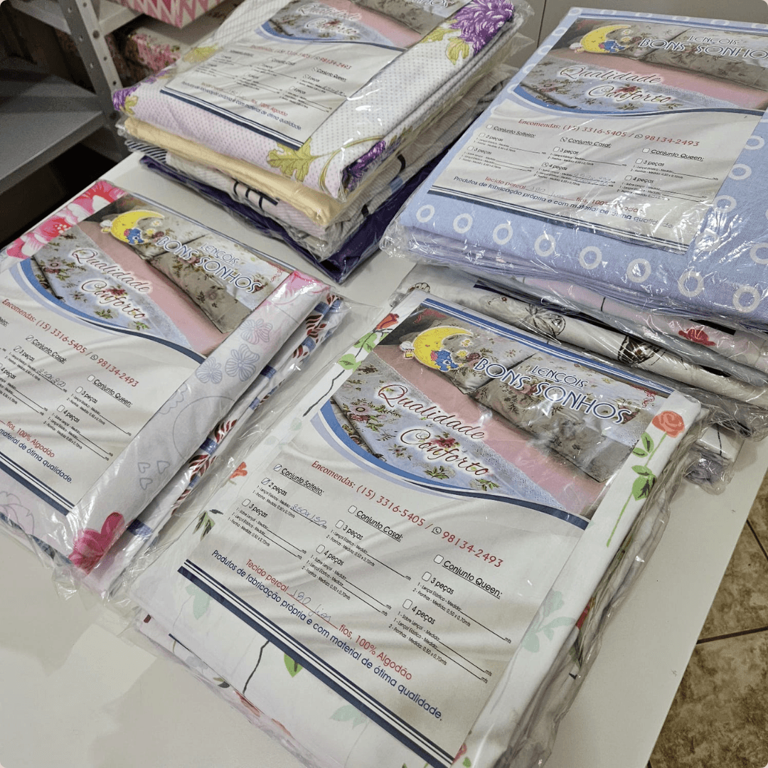 Lençóis Bons Sonhos embalados - Oferta especial de final de ano